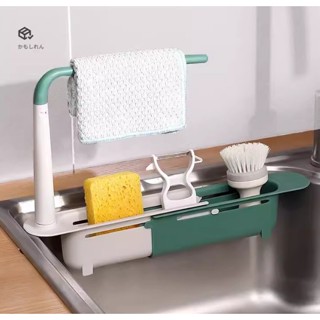 【life用品】廚房水槽瀝水架可伸縮用品收納神器省空間多功能濾水置物架瀝水籃