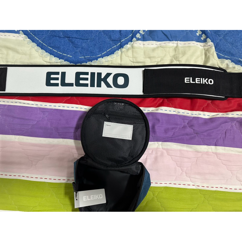 ELEIKO混合舉重軟式腰帶 白色 L