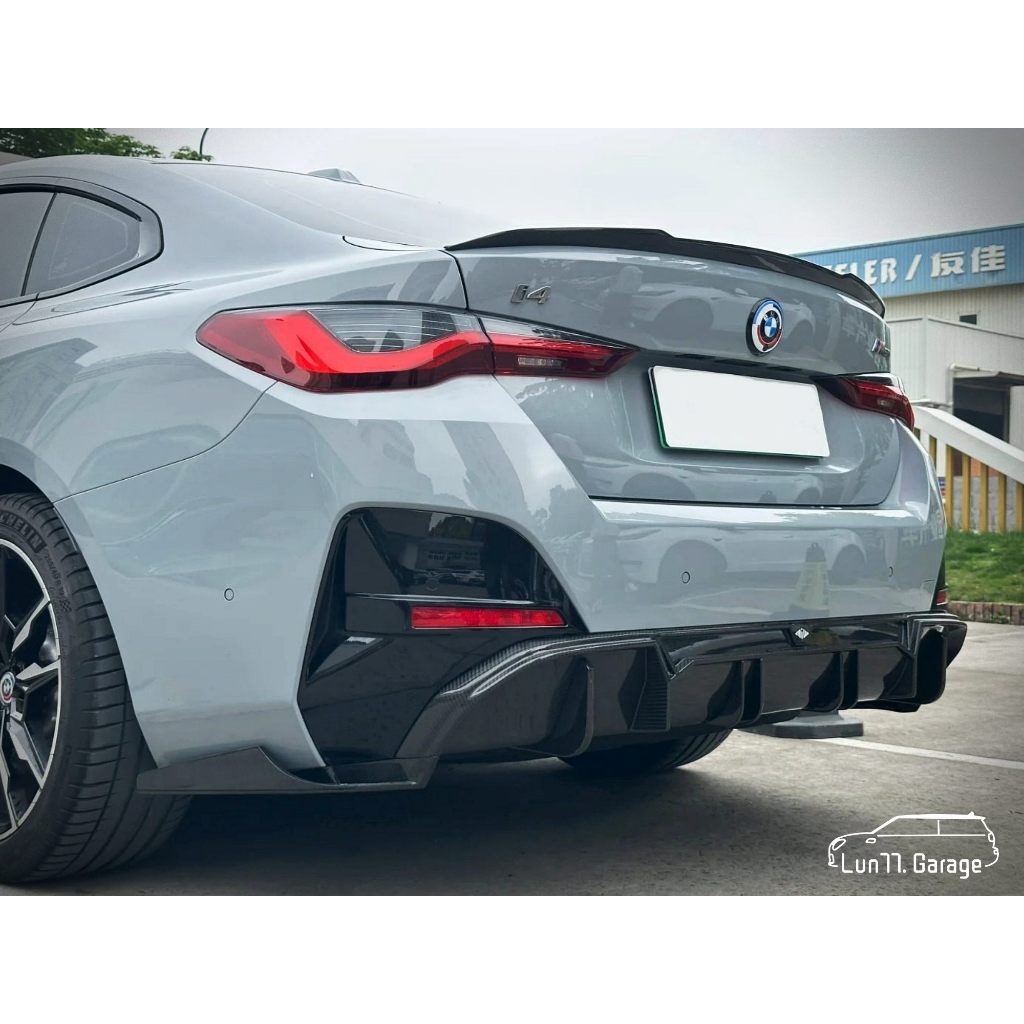 Lun77. 現貨 - BMW i4 40i M50i VS款 乾式碳纖維尾翼 壓尾 熱壓 卡夢 四門版本 G26 副廠