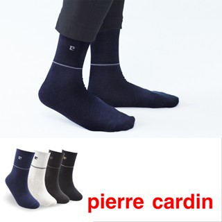 【Pierre Cardin 皮爾卡登】蘇格蘭寬口休閒襪 男襪 紳士襪 長襪 西裝 休閒 商務 短褲 長褲 皮鞋 穿搭