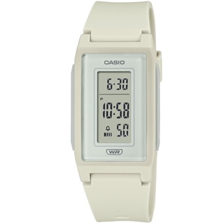 【CASIO】卡西歐 卡西歐時尚電子錶-米白 LF-10WH-8 台灣卡西歐保固一年