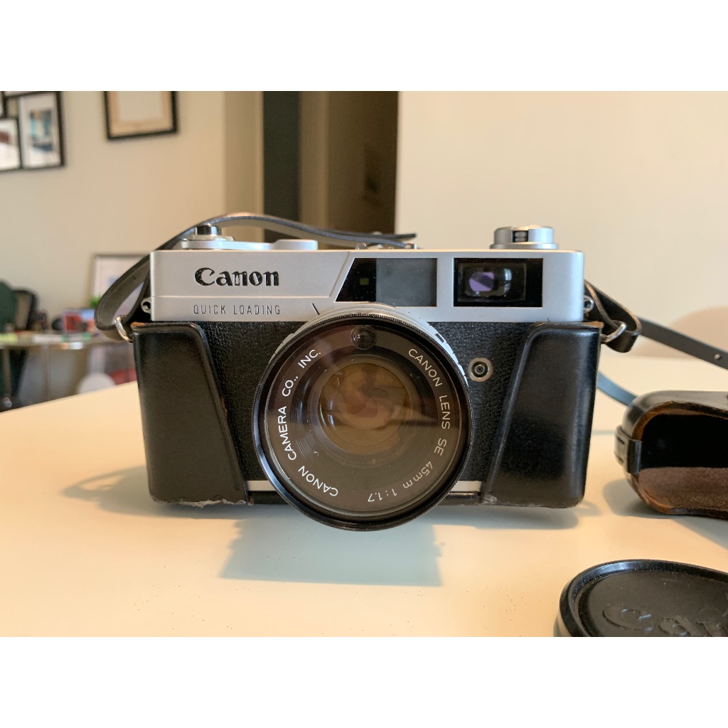Canon QL17 Japan 早期第一代，品項新，功能正常，附皮套背帶鏡頭蓋