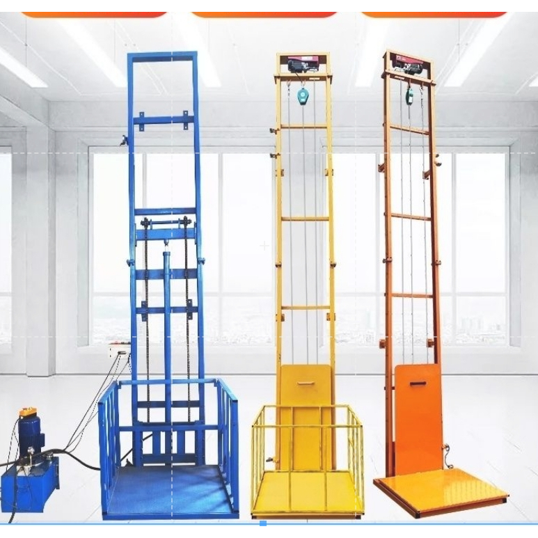 電動升降平臺小型樓頂簡易遙控電梯升降機家用小型倉庫升降小貨梯