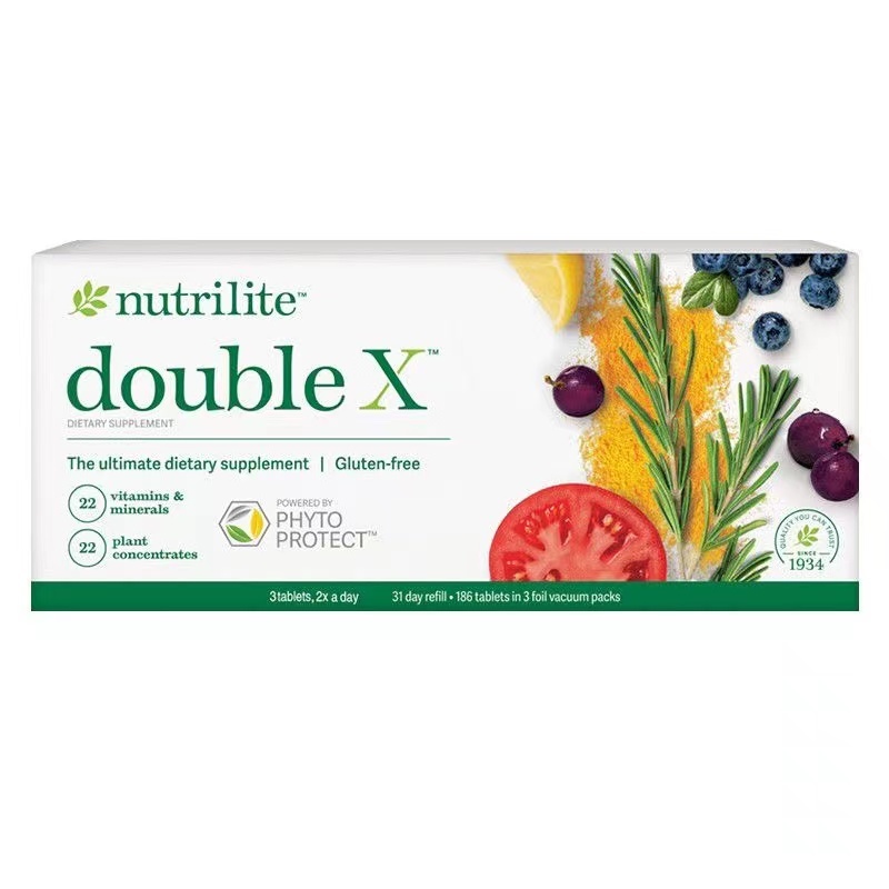 安麗 Amway DOUBLE X 蔬果綜合營養片-Refill 紐崔萊 補充包【熊熊海外購】