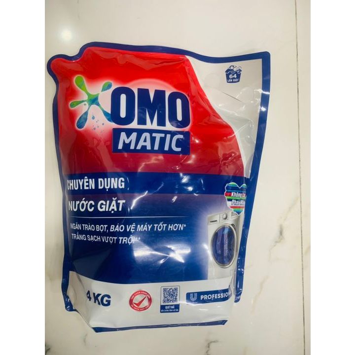 越南 奧妙 洗衣精 (紅藍) Nước Giặt OMO Matic Chuyên Dụng (Túi 4000g)
