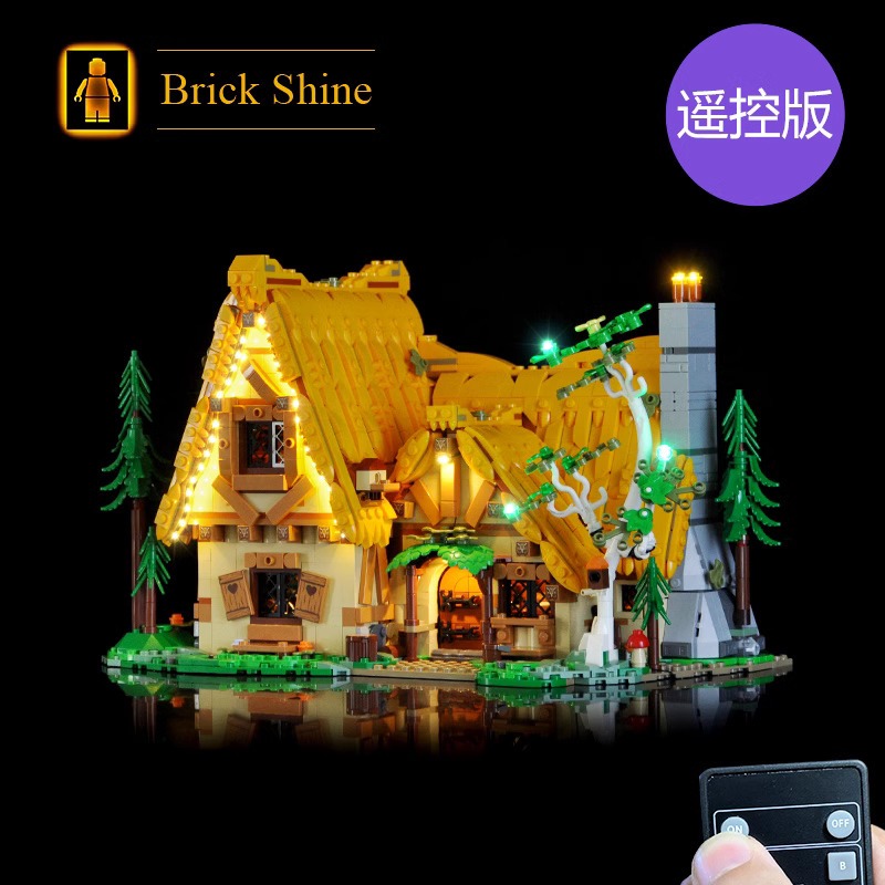 現貨【BRICK SHINE】【燈組】無主體 適用 樂高 LEGO 43242 白雪公主森林小屋 全新未拆  BS燈組