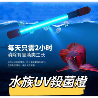 【楊媽水族】【水族紫外線UV殺菌燈】殺除病菌、淨水、解除綠水（魚缸燈 魚缸殺菌燈 滅菌燈 魚池 水族箱紫外線消毒 殺菌燈