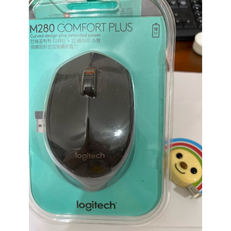 全新有封膜!✅LOGITECH羅技  M280無線滑鼠 滑鼠✅黑910004298