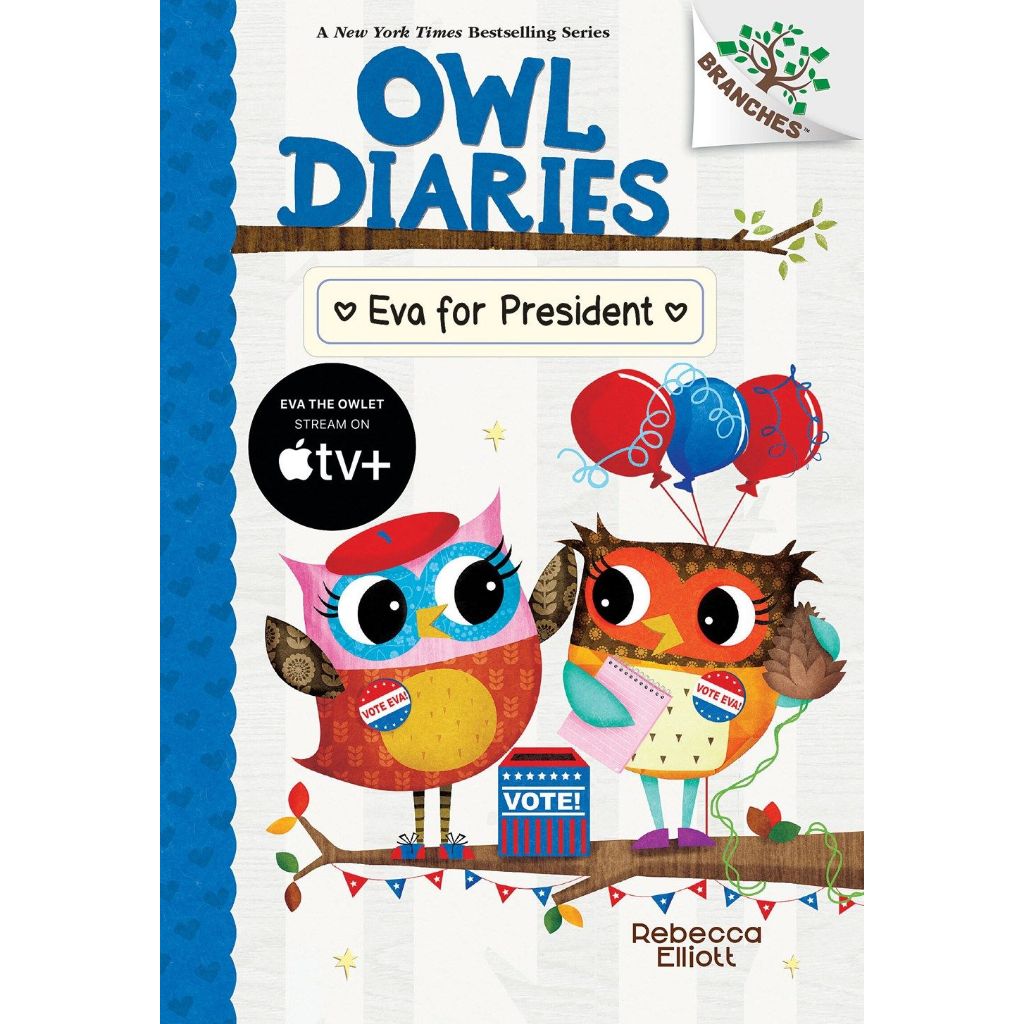 Owl Diaries 19: Eva for President 貓頭鷹日記 / Scholastic出版社旗艦店