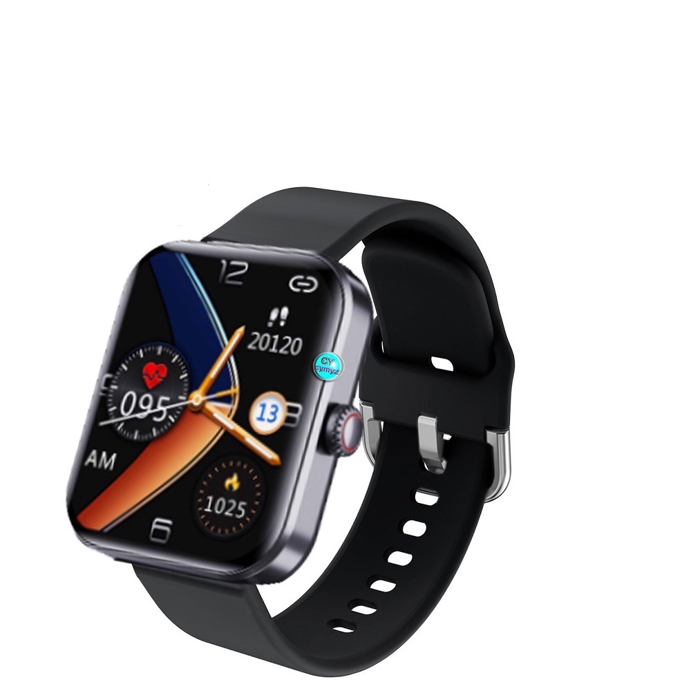 (現貨1組24小時內寄出)F57L矽膠錶帶(黑色)_運動腕帶_智能手錶錶帶_錶帶_黑色
