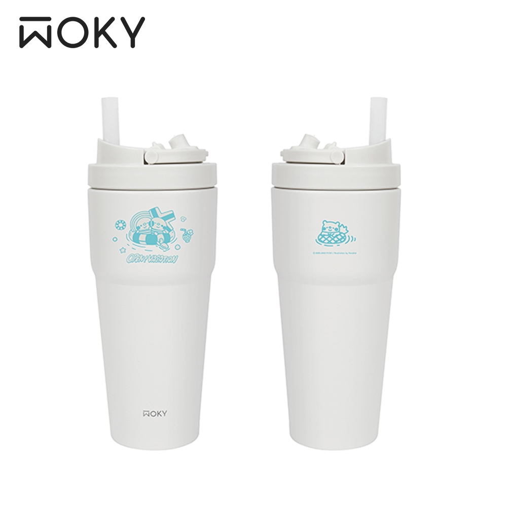 【WOKY x OPEN!】度假款手提保溫瓶750ml