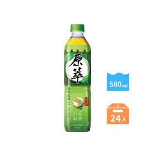 原萃日式綠茶寶特瓶580ml_24入/箱