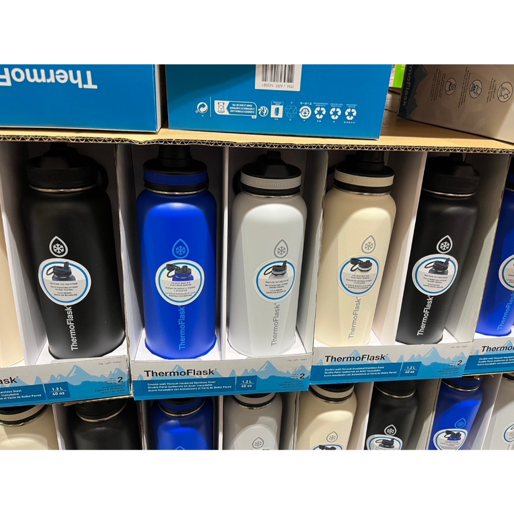 「新進顔色」ThermoFlask 不鏽鋼保冷瓶 1.2公升 X 2件組   819元—可超商取貨付款
