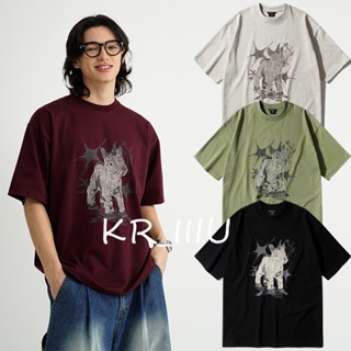 【1-3天出貨】 wv project caliponys 素描獨角獸短袖 短踢 男女上衣 韓國代購