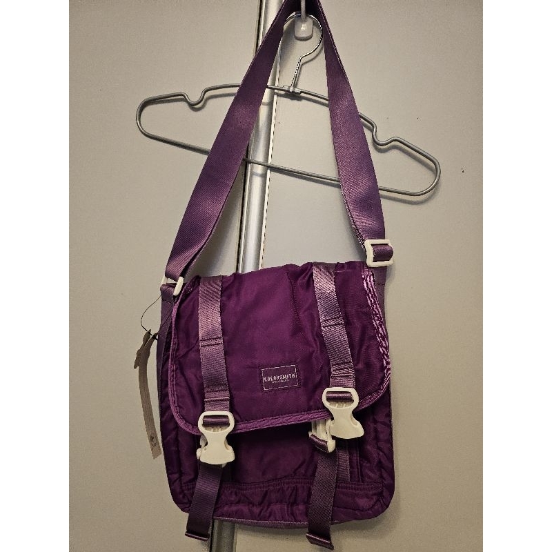 【全新】Colorsmith紫色 多功能收納袋 斜背包 