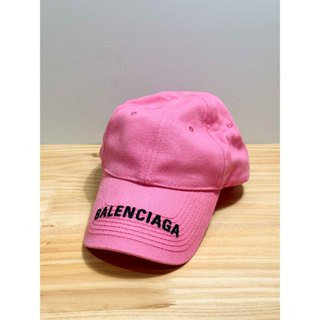 BALENCIAGA 巴黎世家帽子 老帽 棒球帽 粉色