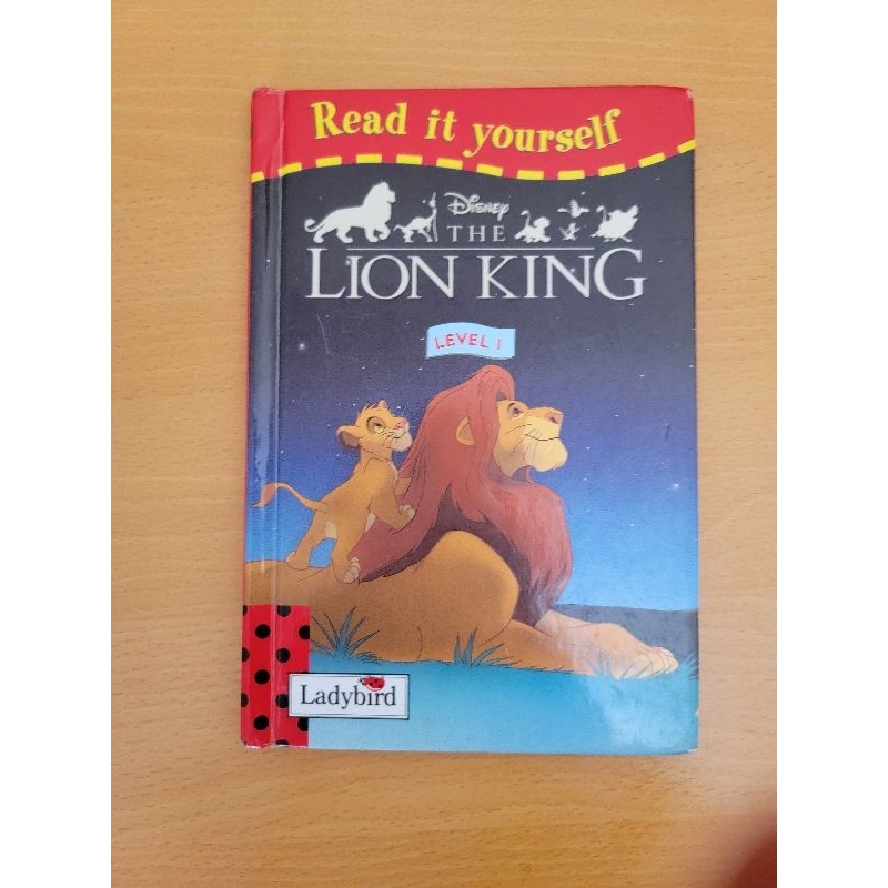 英文繪本Read it yourself: The Lion King Level 1九成新