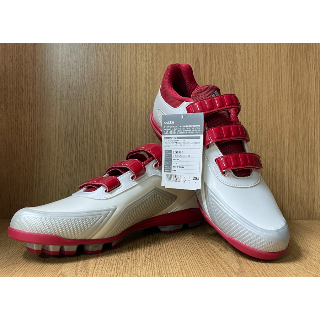 【青菜賣賣】adidas US11.5 29.5cm 膠釘鞋 棒球鞋 壘球鞋 魔鬼氈 EG2395