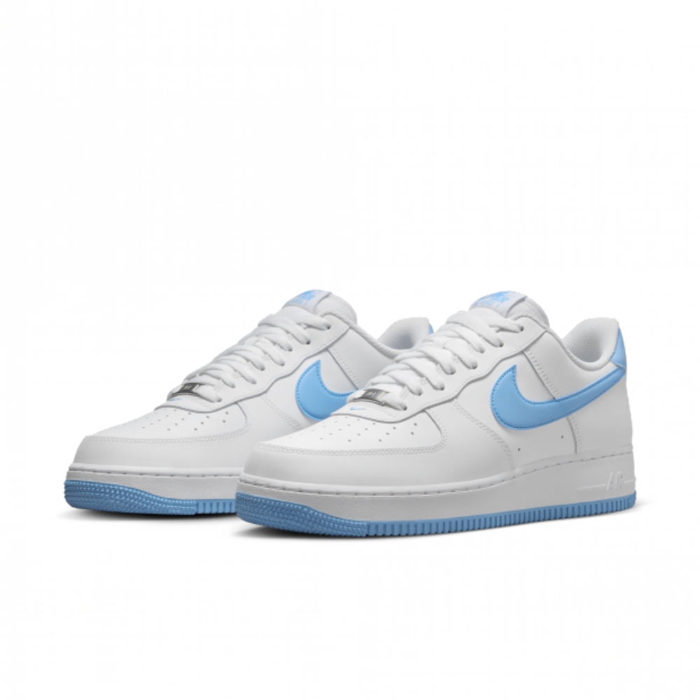 【NIKE】AF1 AIR FORCE 1 07 AIR FORCE 休閒鞋 運動鞋 白藍 男鞋-FQ4296100