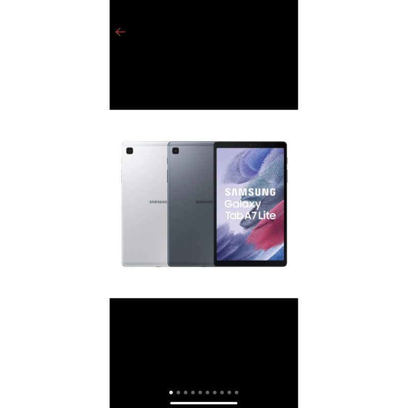 三星Samsung Tab A7 Lite LTE （3＋32）深灰全新