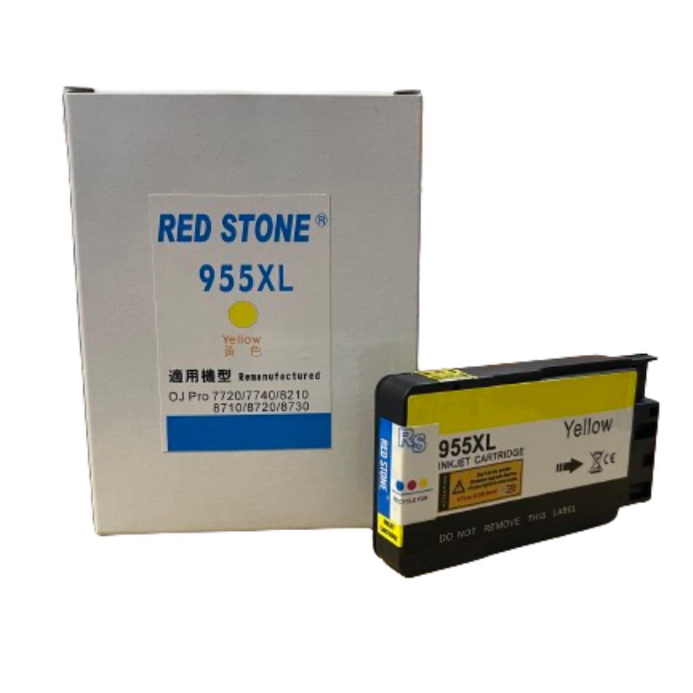 【當天出貨】紅石 RED STONE for HP 955XL L0S69AA 黃色高容量環保墨水匣