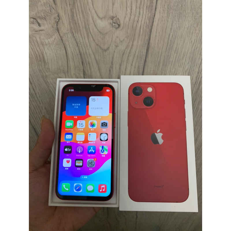 iPhone 13Mini 128G 紅色 高雄面交8000 可貼換