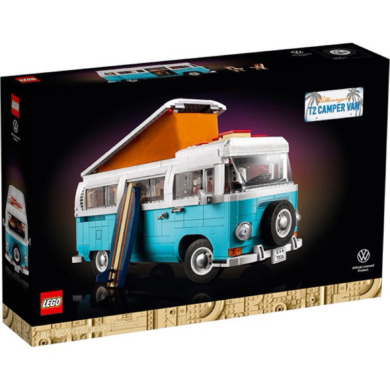 LEGO 樂高10279  福斯 T2 露營車盒損