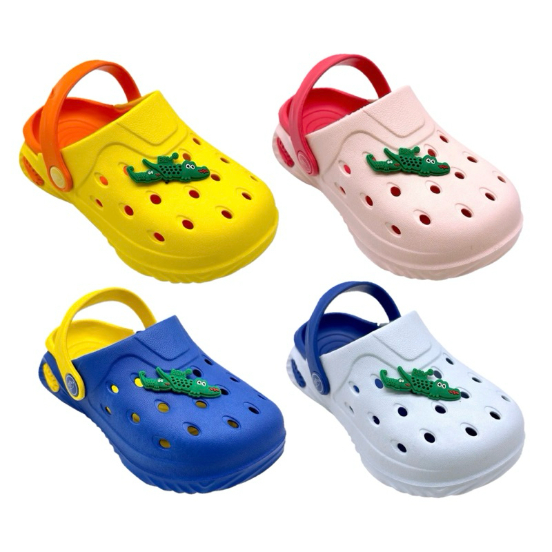 母子鱷魚✨百變童玩涼鞋 園丁鞋 布希鞋 童款 輕量 防水 耐磨 軟Q 舒適 洞洞涼拖鞋