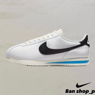 [Ban]Cortez 'White and Black' 白藍黑休閒鞋 男生阿甘鞋 DM4044-100