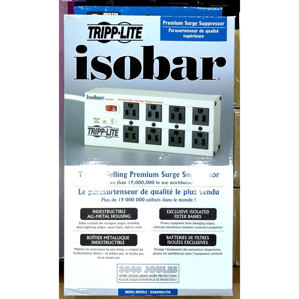 【全新現貨】Tripp Lite ISOBAR 8 ULTRA 高級電源濾波排插 八孔 濾波 音質 醫療級插座 延長線