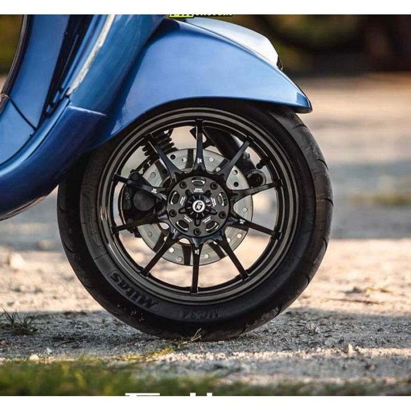Vespa摩托車改裝輪轂春天衝刺150GTS300配件泰國MK輪子鍛造輪圈