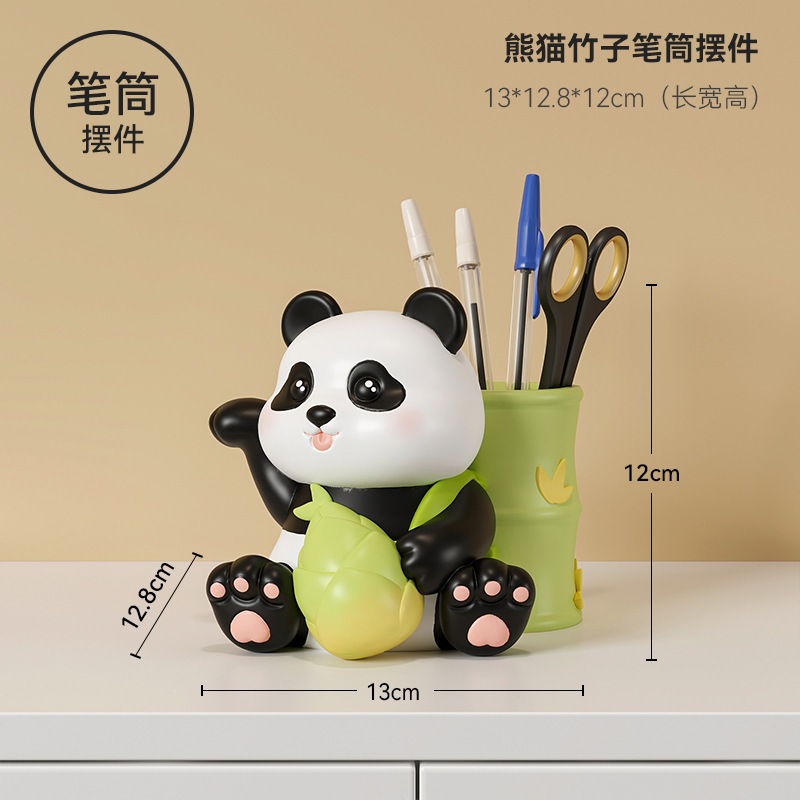 預購系列：可愛熊貓造型筆筒望遠鏡