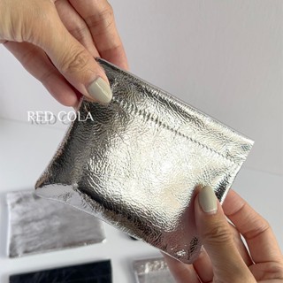 全真皮零錢包 可放千鈔 銀色小包包 現貨🔥𝟐𝟒𝑯內快速出貨📦小錢包 彈片包 磁吸萬用包 口紅包 𝑪𝒐𝒍𝒂.