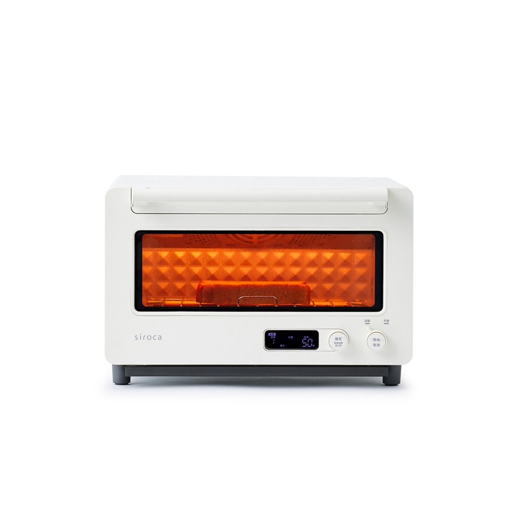 *Siroca 微電腦旋風溫控烤箱-ST2D4510-白色 墊腳石購物網