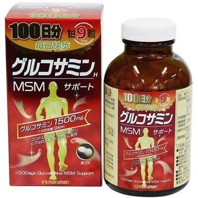 日本 Maruman 每日快步 高純度葡萄糖胺 鯊魚軟骨素 MSM 膠原蛋白 900錠 關節保健