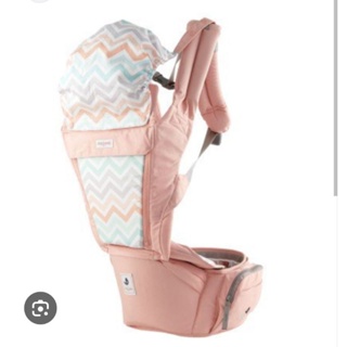 二手-POGNAE 嬰兒背巾/坐凳 ORGA+ 粉色 有機棉