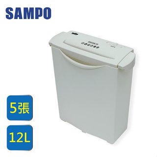 [福利品]SAMPO 直條式碎紙機( CB-U1005SL)-灰色