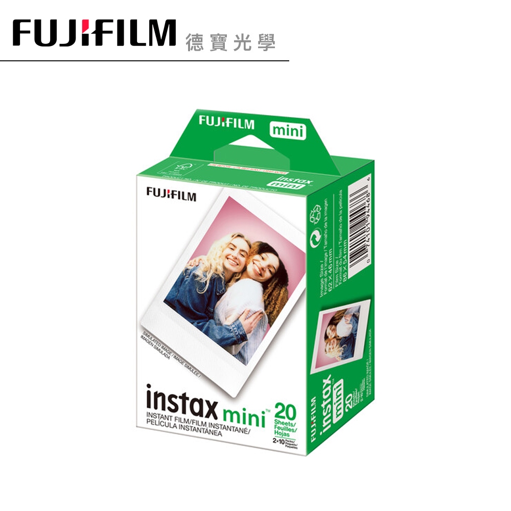Fujifilm Instax Mini 富士 mini系列-空白底片 恆昶總代理公司貨