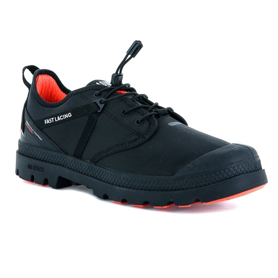【PALLADIUM】OX TRAVEL LITE+ WP+ 休閒鞋 中性 黑 防水 輕量 防水靴 77338001