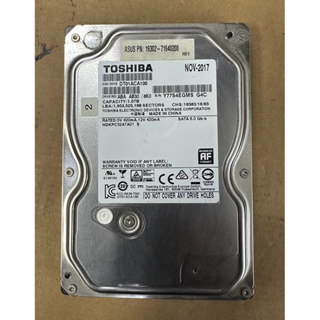 中古 二手 良品 TOSHIBA 1000GB 1TB 3.5吋傳統硬碟 功能正常