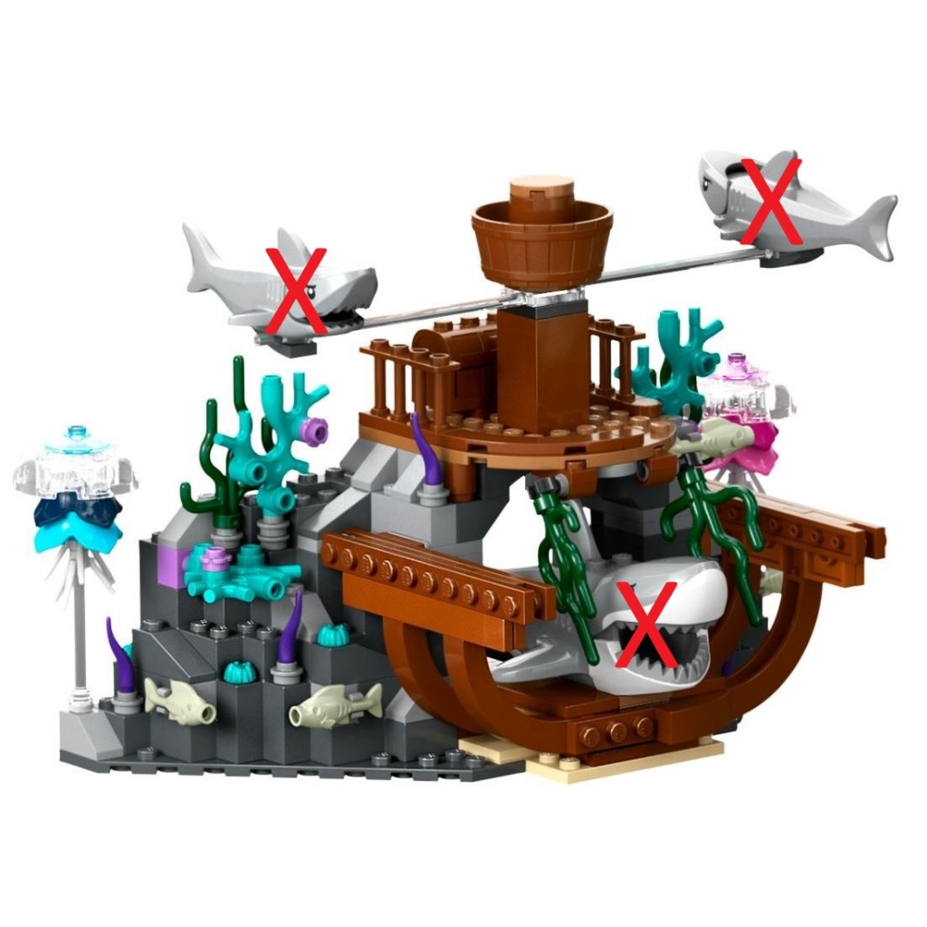 拆售 60379 LEGO CITY Deep-Sea 樂高城市 只賣深海沈船場景 有骷髏有水母 無人偶無鯊魚