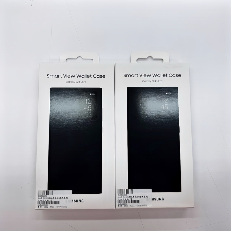 SAMSUNG 三星 Galaxy S24 Ultra 原廠 現貨 全透視感應 卡夾式保護殼 黑色