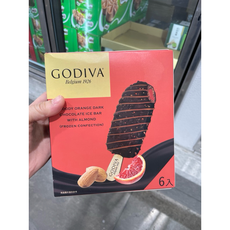 第二賣場Godiva草莓脆碎黑巧克力雪糕70公克×6隻低溫配送#135362