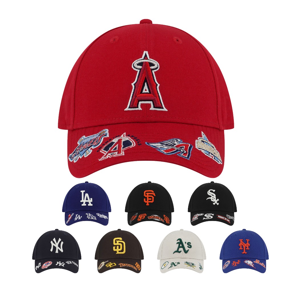 NEW ERA 9FORTY 940 MLB 歷史隊徽 VISOR HIT 棒球帽 老帽 特殊款【TCC】