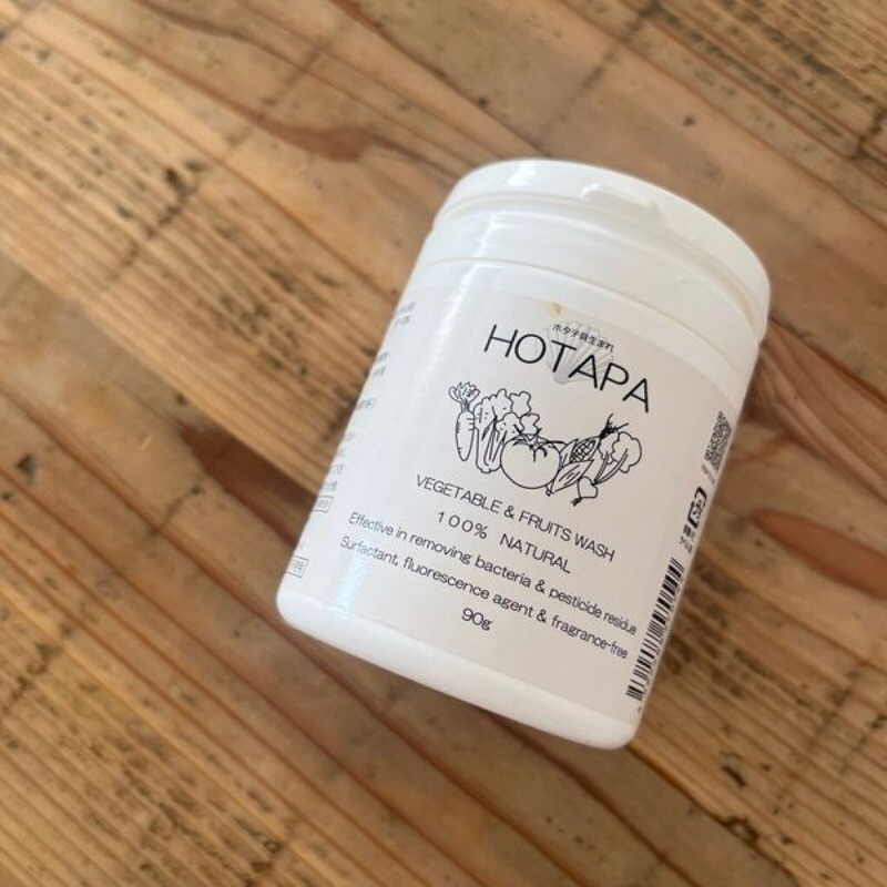 [限量預購] 日本HOTAPA-天然貝殼 蔬果清潔粉90g