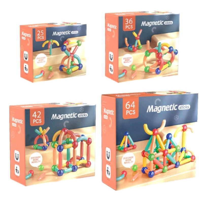 🪇🪇磁力棒 兒童 早教益智開發 百變拼裝積木智力玩具🪇🪇