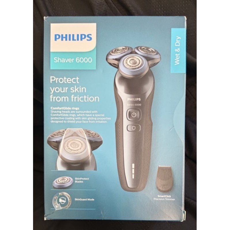 全新飛利浦Philips Shaver 6000 s6820菲利普乾濕兩用電動無線刮鬍刀 抽獎獎品全新未使用