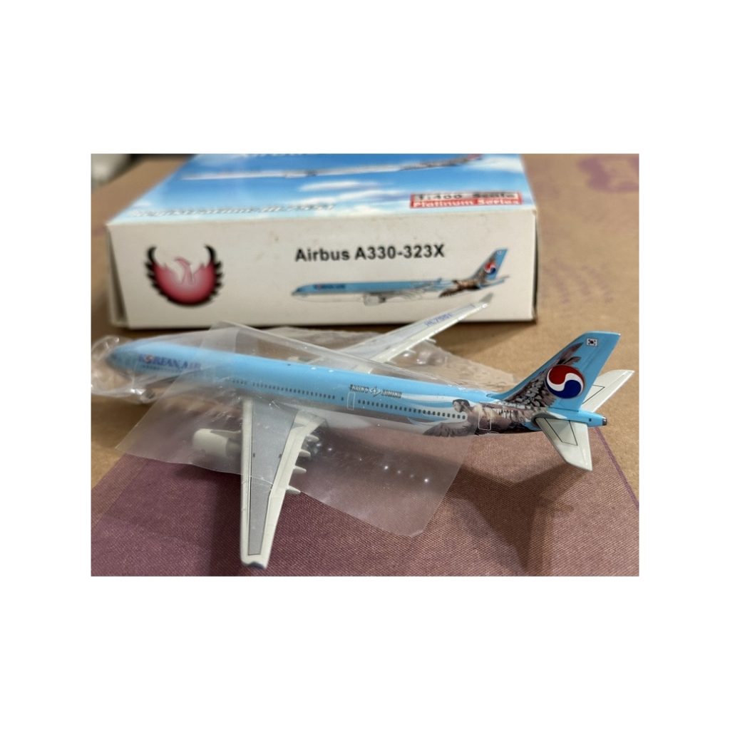 RAIN 鄭智薰 大韓航空 korea air airbus A330-323X 代言彩繪模型飛機