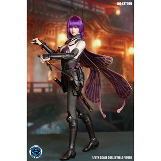 SUPER DUCK 新品：1/6性感女忍者配件包 set079 (含素體S10D)