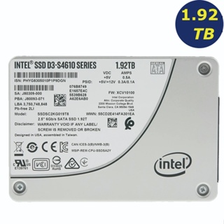 Intel D3-S4610 1.92TB 1.92T 2.5" SSD SATA TLC SSDSC2KG019T80